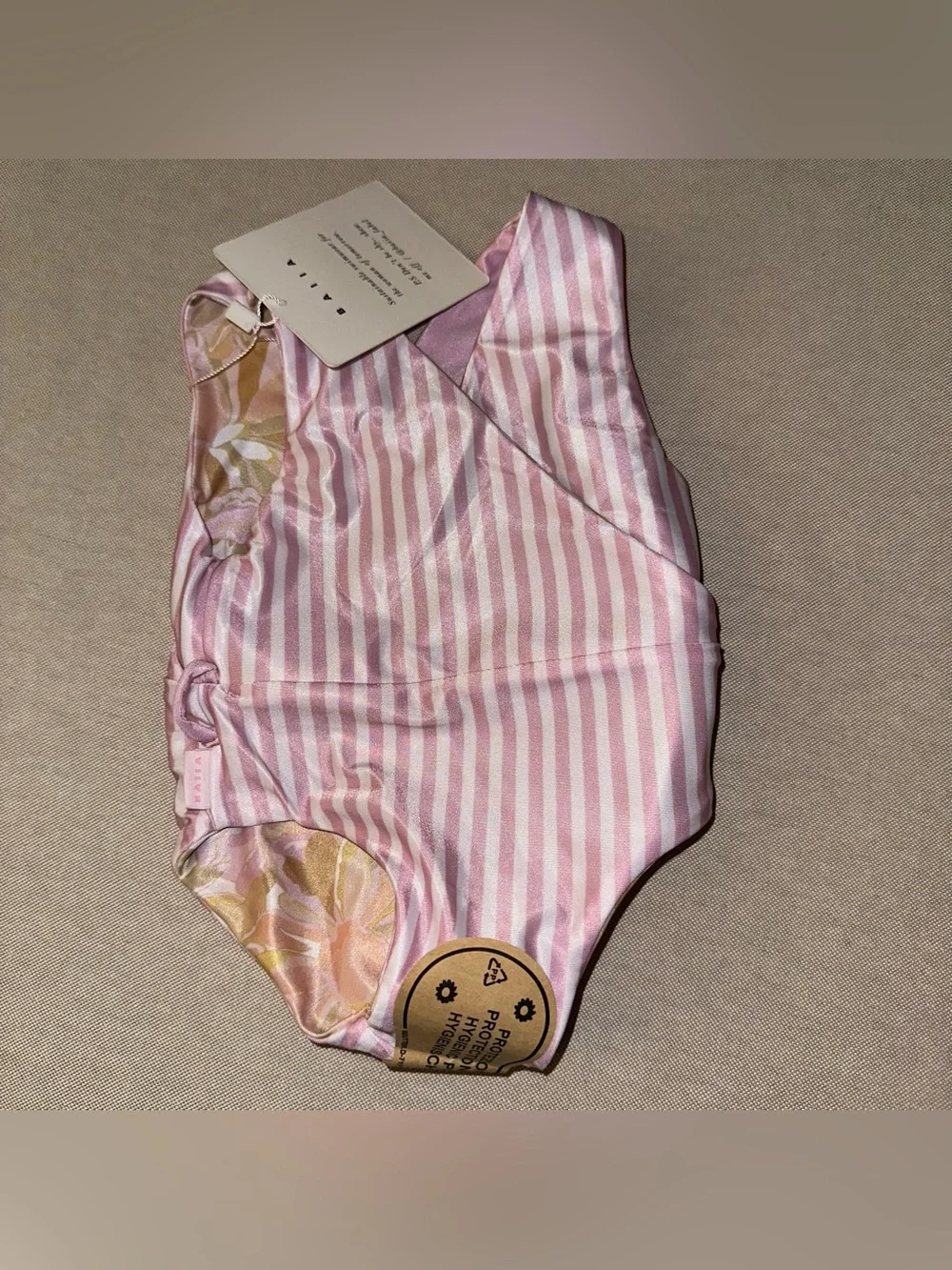 🆕 NWT BAIIA Infant Bermuda Wrap Swimsuit